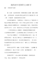 我的初中老师作文400字