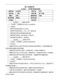 烹饪专业教学质量监控标准定稿