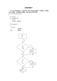 白盒测试用例练习