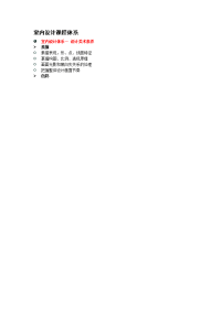 福州贝纳设计学校—室内设计课程体系