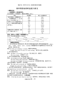 初中英语动词时态讲解