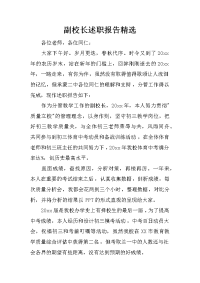 副校长述职报告精选