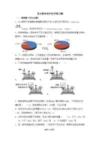 初中化学练习题