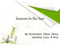 讲授英文歌曲：Seasons in the Sun.ppt