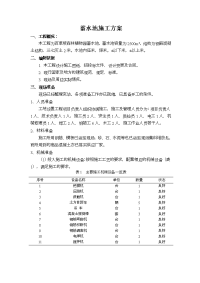 蓄水池施工技术方案