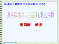 新课标人教版高中化学选修5  糖类课件