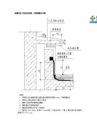 屋面防水不等高变形缝、沉降缝做法详图