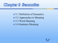 语言学Chapter5Semantics