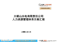 某水电公司人力资源管理体系方案汇报(powerpoint 119页)