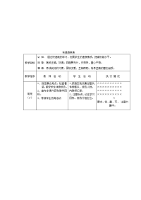 初中体育课快速跑教案