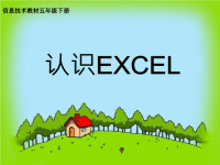 小学信息技术--认识EXCEL课件