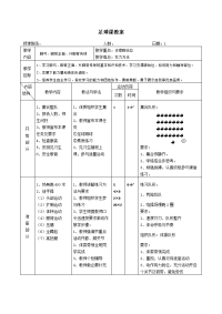 初中足球课优秀教案全集