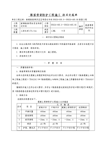 路基骨架防护工程施工技术交底620