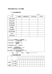 [工作计划]营销计划制订执行工具与模板