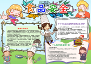 清新风食品安全手抄报电子小报word小报.docx