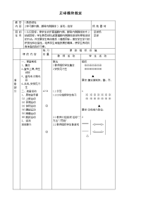 高中体育足球模块教案