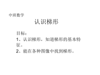 中班数学认识梯形.ppt