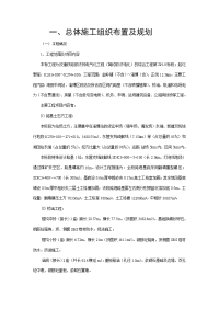 总体施工组织布置及规划