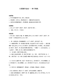 公开课大班数学活动