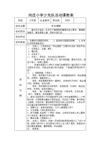 XX小学小学少先队活动课教案