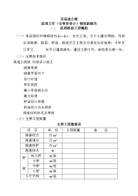监理工作含变更设计情况