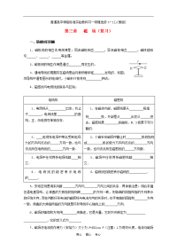 高中物理 磁场第一单元复习资料素材 粤教版选修3-1