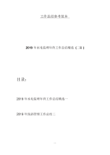 2019年水电监理年终工作总结精选(二篇).docx