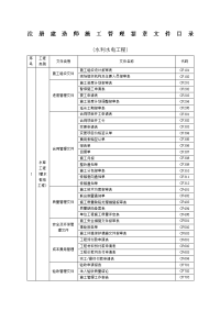 注册建造师施工管理签章文件表格水利水电工程表格格式