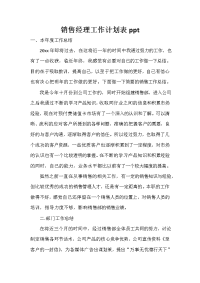 销售经理工作计划表ppt.doc