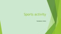 小学英语课件  Sports activity