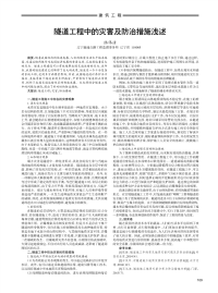 隧道工程中的灾害及防治措施浅述.pdf