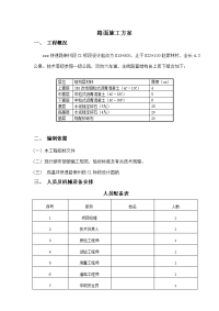 路面施工现场方案