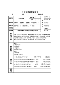 [经济学]经济学基础教案