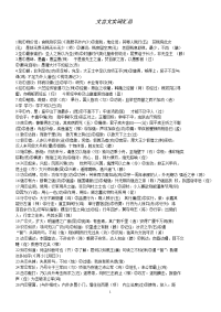 高中文言文实词表