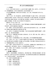 初中语文作文开头和结尾技巧(3)1