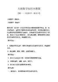 大班数学玩积木教案.docx