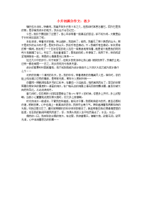 小升初语文 满分作文 故乡