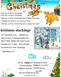 MerryChrisrmas262A4圣诞节英语小报成品欢度圣诞节手抄报模板圣诞快乐外语板报画报模板