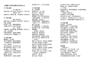 人教版小学语文教材古诗词整理大全