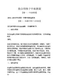 我会用筷子中班教案.docx