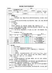 抹灰施工技术交底通知单