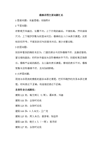 楼梯大样图主要问题汇总