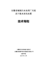 安徽城镇污水处理厂污泥