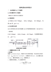 染料废水处理设计