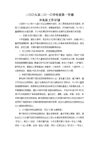 少先队工作计划九一1计划