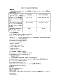 最新初中英语时态讲解与练习