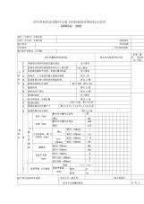 室外供热管道工程检验批质量验收记录表