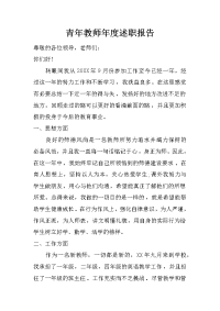 青年教师年度述职报告.doc