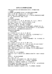 高考文言文特殊句式归纳