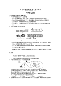 许昌市五校2013-2014学年高二上学期期末生物试题 word版含答案